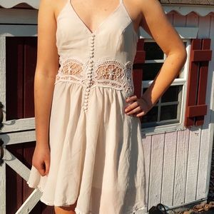 White sun dress